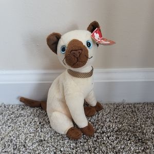 Siam the Siamese Cat 2001 Ty Beanie Baby Plush